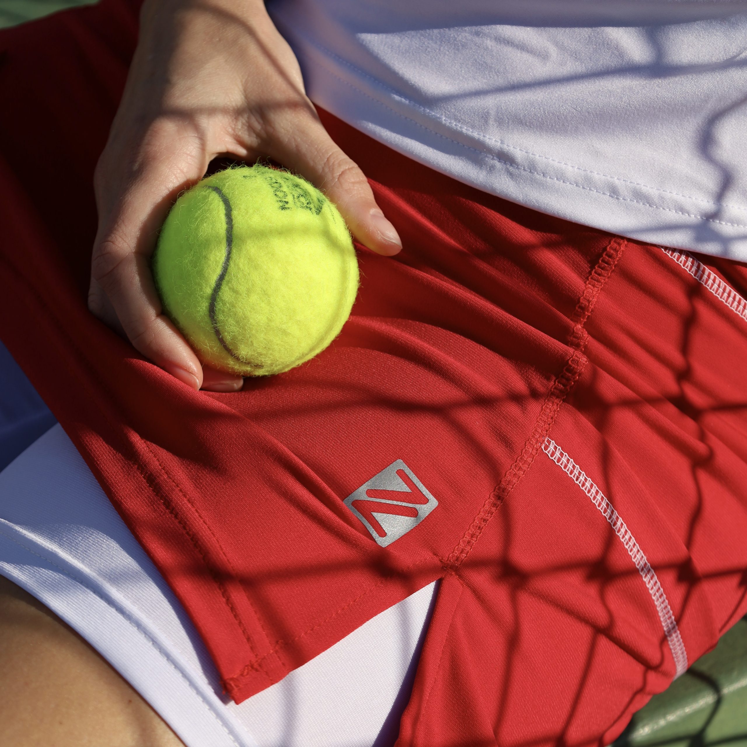 Skort Red/White Z001-SKr - Image 3